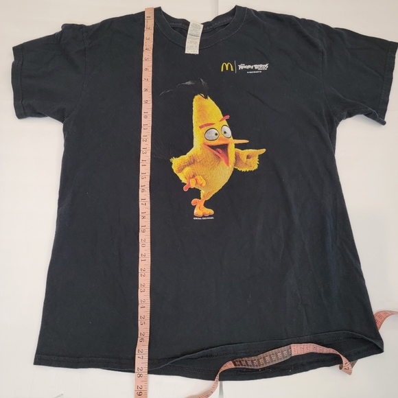 McDonald's Official Crew Angry Birds Movie Promotional T-Shirt 2016 Size Large - Picture 10 of 11